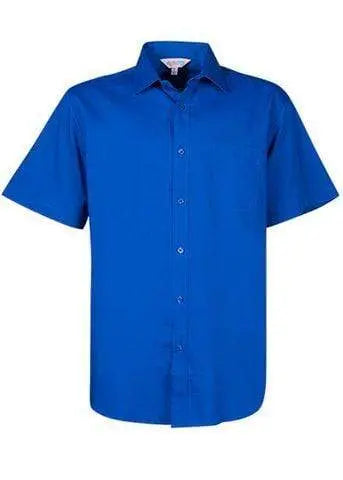 Aussie Pacific Men's Mosman Short Sleeve Shirt 1903S Corporate Wear Aussie Pacific Royal XXS